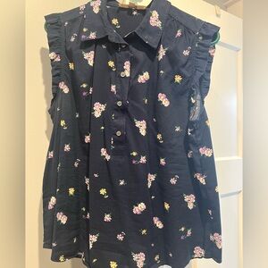 Loft navy top